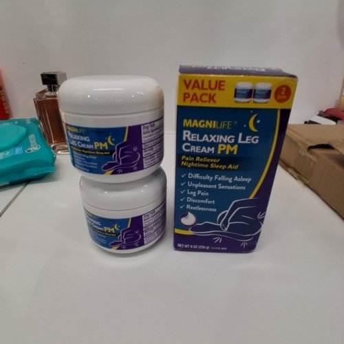 2PK MAGNILIFE RELAXING LEG CREAM PM - 8 OZ TOTAL image 2