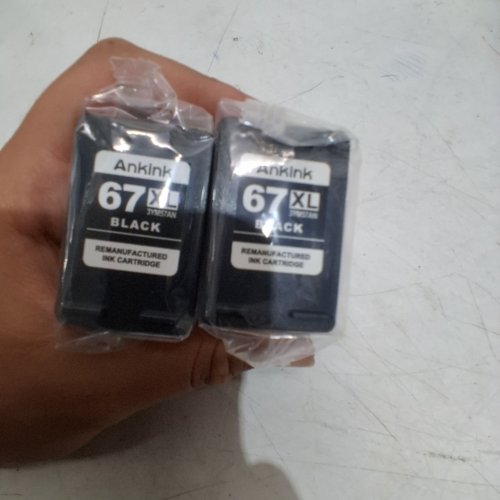 2 ANKINK INK CARTRIDGES - BLACK (MODEL: 67XL) image 2