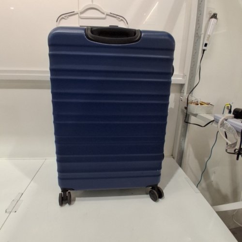 AMAZON BASICS HARDSIDE SPINNER CHECKED SUITCASE LUGGAGE - 30" - NAVY BLUE image 2