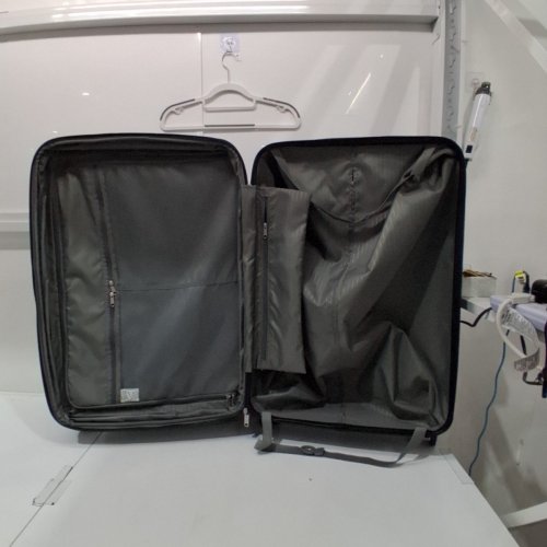 AMAZON BASICS HARDSIDE SPINNER CHECKED SUITCASE LUGGAGE - 30" - NAVY BLUE image 4