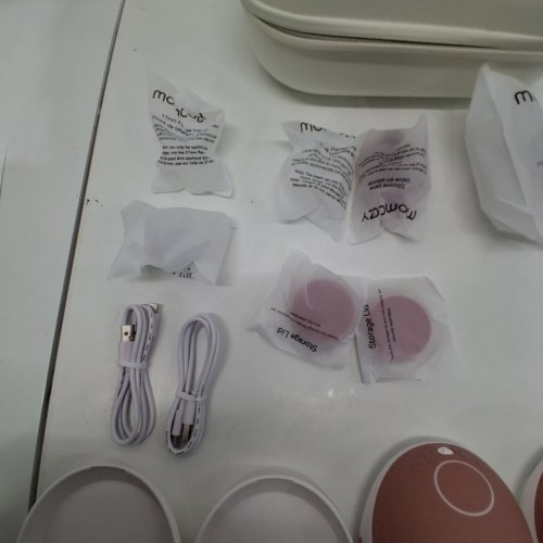 MOMCOZY BREAST PUMP HANDS FREE UPGRADED MOBILE FLOW M9 APP DISCREET CONTROL WITH PERSONALIZED MULTI-MODES & 15 LEVELS - COZY RED (MODEL: BP223) image 4