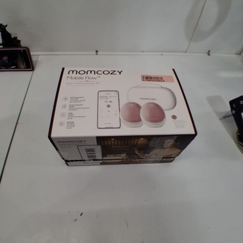 MOMCOZY BREAST PUMP HANDS FREE UPGRADED MOBILE FLOW M9 APP DISCREET CONTROL WITH PERSONALIZED MULTI-MODES & 15 LEVELS - COZY RED (MODEL: BP223) image 9