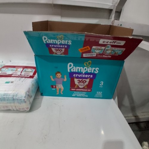 132PK PAMPERS CRUISERS 360° GAP-FREE FIT DIAPERS - SIZE 3 (16-28LBS) image 3