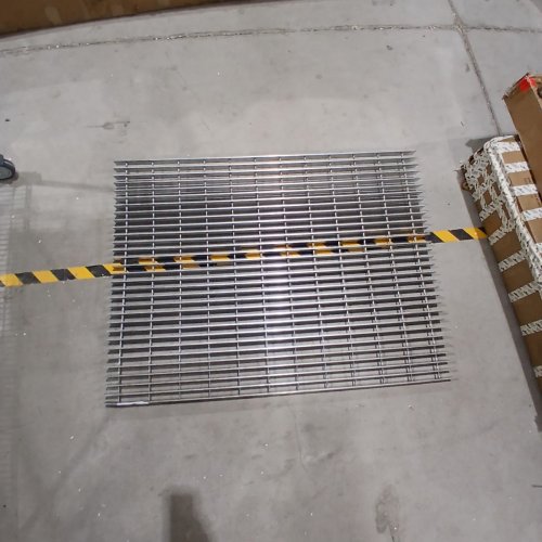 GALVANIZED STEEL FOOT GRATE - 3FT X 4FT - SILVER image 2