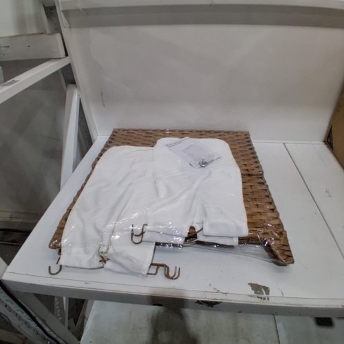 HERMINA HANDWOVEN RATTAN LAUNDRY HAMPER WITH 3 REMOVABLE LINER BAGS - 132L - NATURAL (MODEL: HHLH013NL) image 2