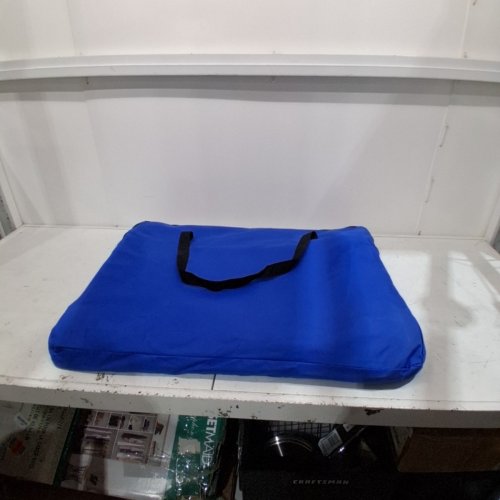 ZUHUCPTS PORTABLE FOLDABLE PET PLAYPEN - 54" X 31" - BLUE/TAN image 4