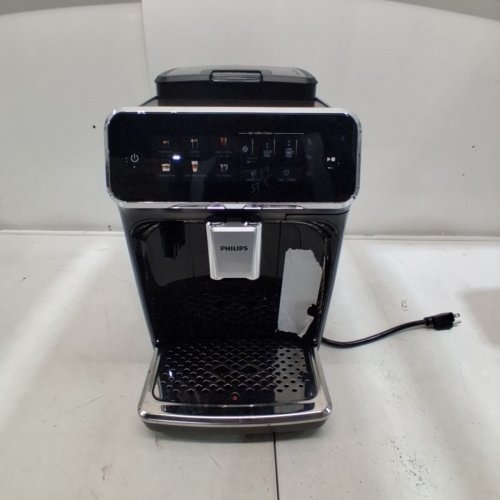 PHILIPS 3300 SERIES ULLY AUTOMATIC ESPRESSO MACHINE WITH LATTEGO MILK SYSTEM AND INTEGRATED GRINDER - GLOSSY BLACK (MODEL:EP3341/50) image 4