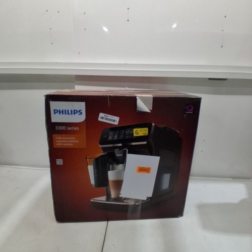 PHILIPS 3300 SERIES ULLY AUTOMATIC ESPRESSO MACHINE WITH LATTEGO MILK SYSTEM AND INTEGRATED GRINDER - GLOSSY BLACK (MODEL:EP3341/50) image 13