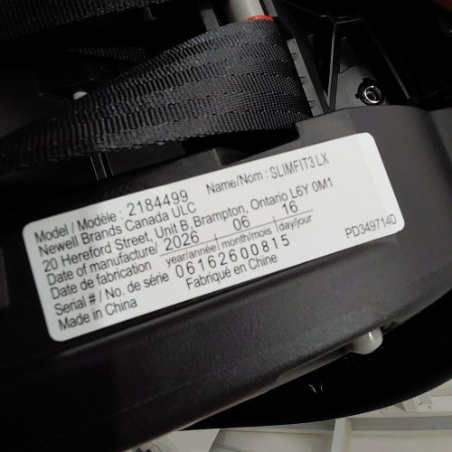 GRACO SLIMFIT3 LX 3-IN-1 CAR SEAT WITH ANTI-REBOUND BAR - GOTHAM GREY/ BLACK (MODEL: 2184499) image 2