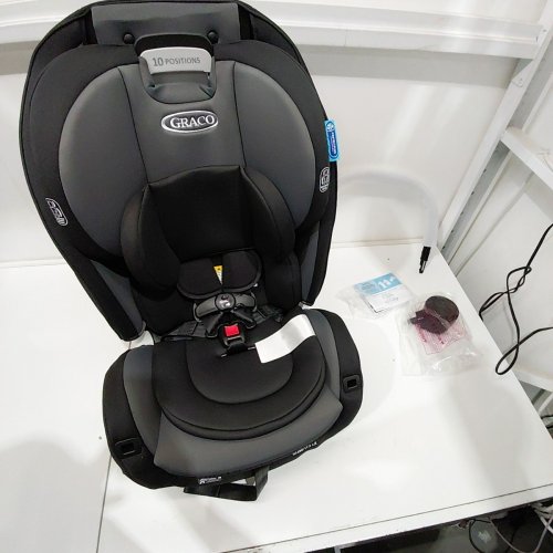 GRACO SLIMFIT3 LX 3-IN-1 CAR SEAT WITH ANTI-REBOUND BAR - GOTHAM GREY/ BLACK (MODEL: 2184499) image 3