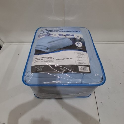 BELOW ZERO COOLING DOWN ALTERNATIVE DUVET COMFORTER - KING (108" X 98") - LIGHT BLUE (MODEL: 4526442) image 3