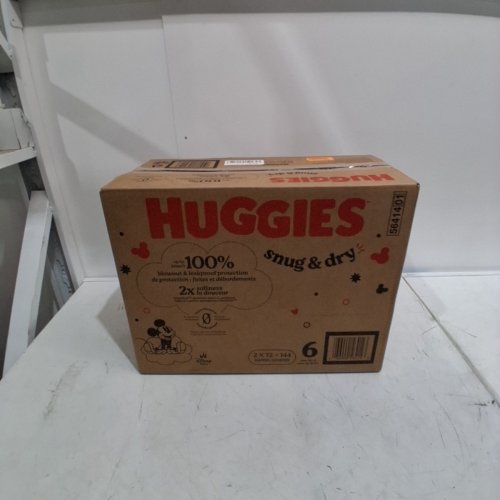 144PK HUGGIES SNUG & DRY SIZE 6 DIAPERS (MODEL: 5641400) image 2