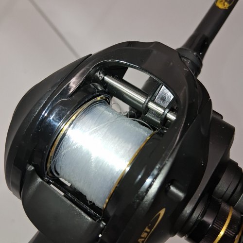 BPS MEGACAST BAITCASTER AND FISHING ROD COMBO - 6:6:1 RATIO 7FT MEDIUM-HEAVY - BLACK (MODEL: MGTC1070MHT) image 3