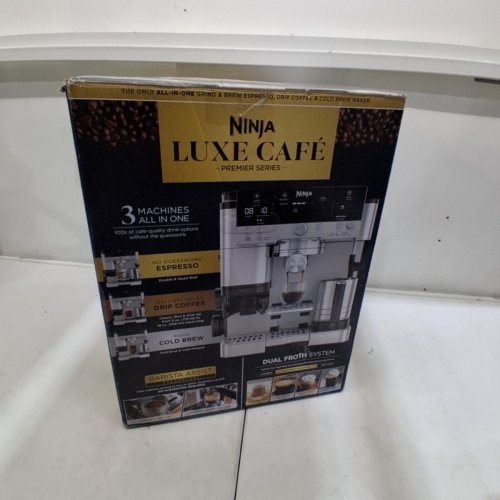 3-IN-1 NINJA LUXE CAFÉ SIGNATURE SERIES ESPRESSO MACHINE - SILVER/BLACK (MODEL: ES655CCO) image 13