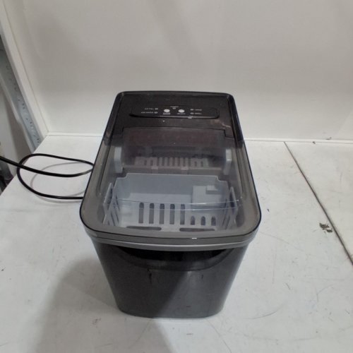 FRIGIDAIRE COUNTERTOP ELECTRIC ICE MAKER - MAKES 26LBS OF ICE/DAY - BLACK STAINLESS STEEL (MODEL: EFIC120-GRYSS-SC_G2) image 3