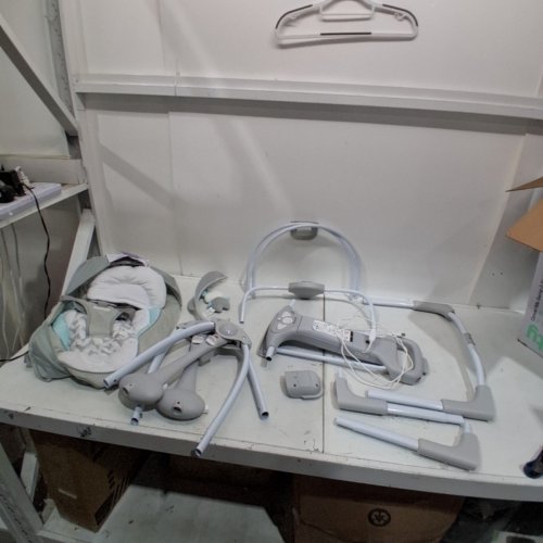 INFANT'S INGENUITY CONVERTME SWING-2-SEAT CHAIR - WHITE/GREY - (MODEL:B6) image 2