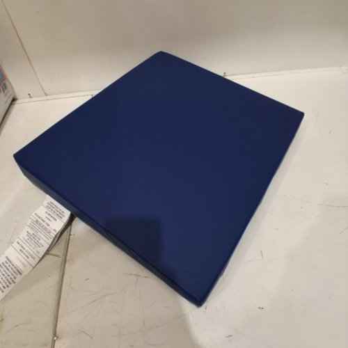 DRIVE WEDGE WHEELCHAIR CUSHION - 18" X 16" X 2" (4" STACKED) - BLUE / GREY image 2
