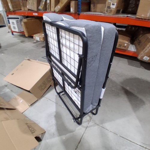 ROLLAWAY BED WITH MATTRESS, COT SIZE FOLD OUT BED75" X 31" image 4
