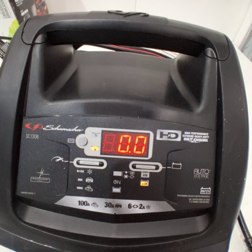 SCHUMACHER BATTERY CHARGER ENGINE STARTER AND ADVANCED DIAGNOSTIC TESTING - 2/12/30/100A 6V/12V (MODEL: SC1308) image 2