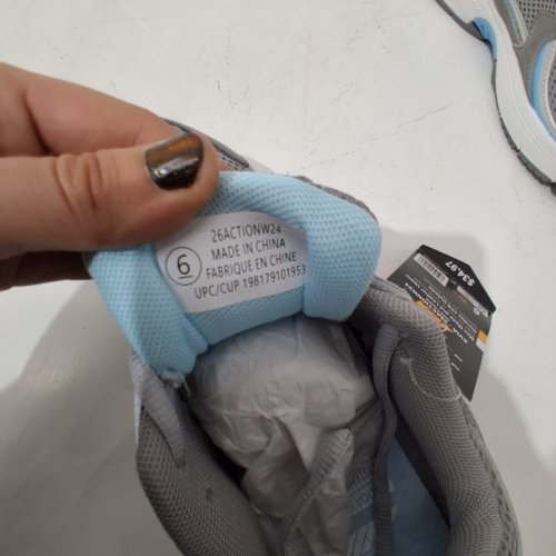WOMEN'S AVIA ATHLETIC SNEAKERS - SIZE 6 - GREY / BLUE (MODEL: 26ACTIONW24) image 4