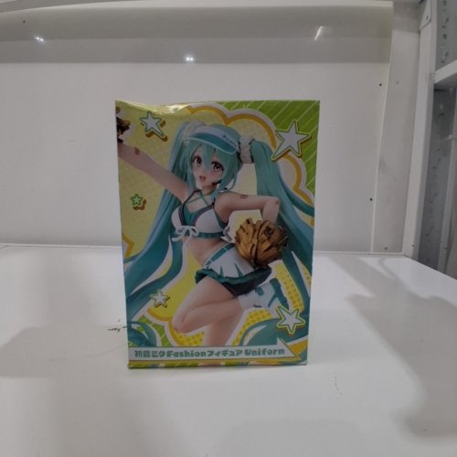 TAITO HATSUNE MIKU FASHION FIGURE UNIFORM ORIGINAL FIGURE VOCALOID - 7" - NORMAL COLOR VERSION (BLUE) image 3
