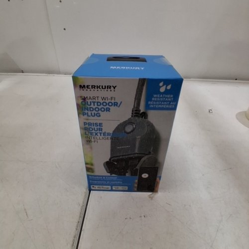 MERKURY INNOVATIONS SMART WI-FI OUTDOOR/INDOOR PLUG - GREY - (MODEL:MIC-OW102-103WW) image 2