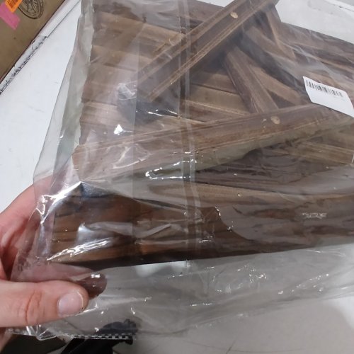 EXPANDABLE FENCE PRIVACY SCREEN - 55" X 12" - BROWN image 3