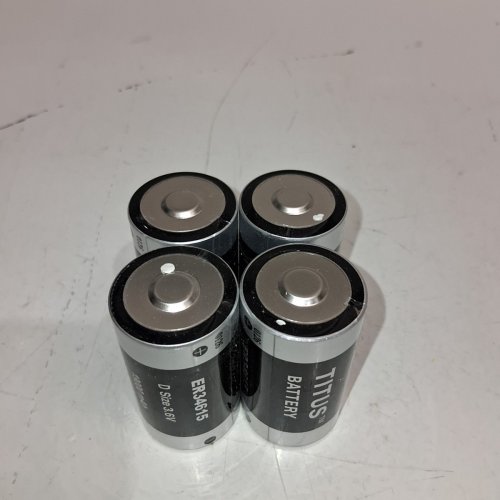 4PK TITUS LITHIUM BATTERIES - D SIZE, 3.6 V, 19000 MAH (MODEL: ER34615) image 3