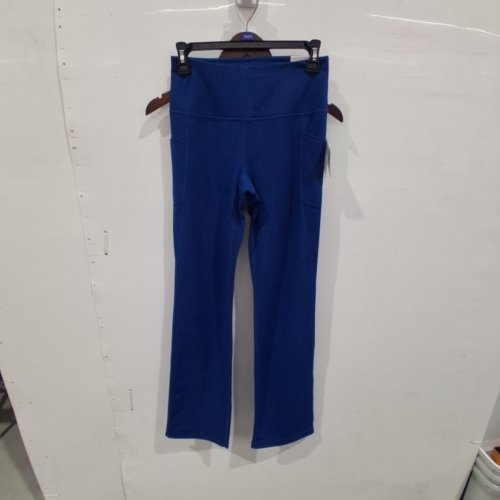 WOMEN'S REEBOK STRAIGHT HIGH RISE PANTS - SMALL - BLUE image 2