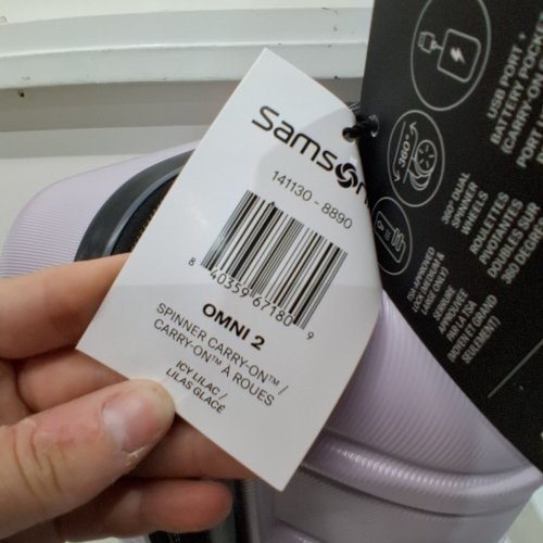 SAMSONITE OMNI 2 SPINNER CARRY ON SUITCASE - 20" - ICY LILAC (MODEL: 141130-8890) image 4