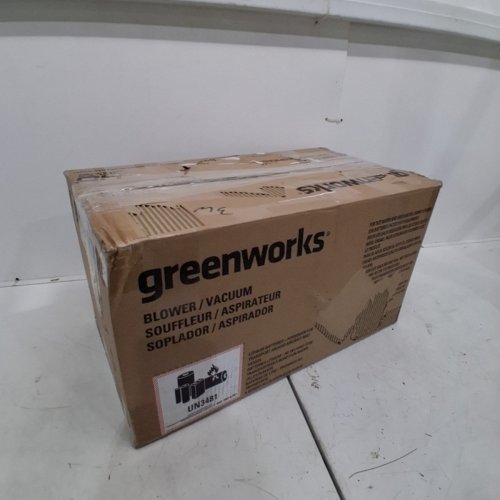 GREENWORKS 2-SPEED LEAF BLOWER/VACUUM *TOOL ONLY* - 375CFM/230MPH - 12A - GREEN/BLACK (MODEL: BVF443) image 7