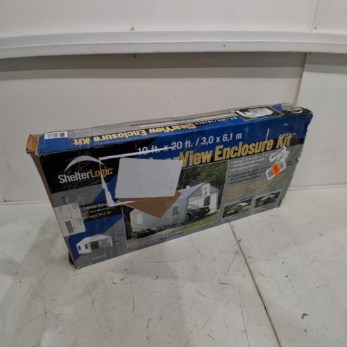 SHELTER LOGIC CLEARVIEW ENCLOSURE KIT *FRAME NOT INCLUDED* - 10FT X 20FT - WHITE (MODEL: 25772) image 4