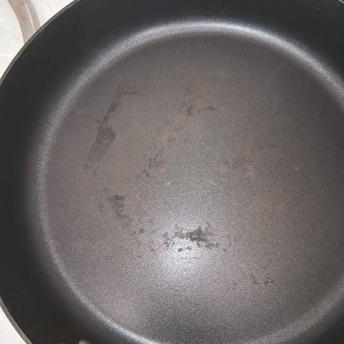 2PC FRYING PAN WITH GLASS LID- 18"- BLACK image 2