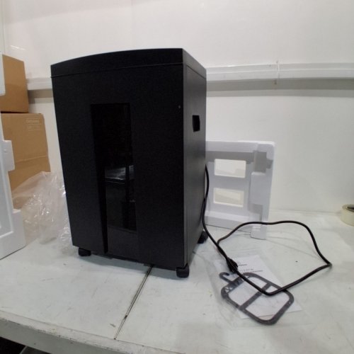 WOLVERINE MICRO CUT PAPER SHREDDER - 10 SHEETS - 5.5 GALLON CAPACITY - SECURITY LEVEL-P5 - BLACK (MODEL: SD9112) image 3