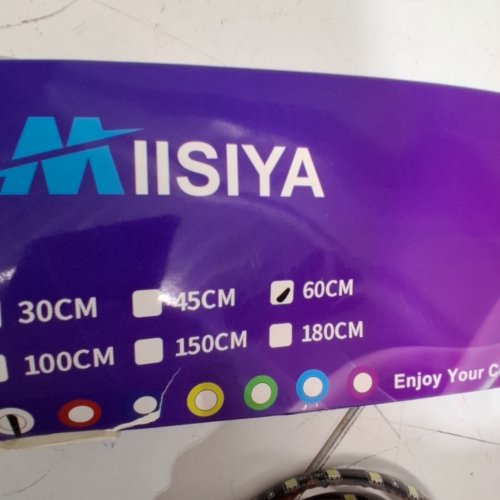 4PK MIISIYA LED LIGHT STRIP FOR CAR - 12.7" - BLACK image 2