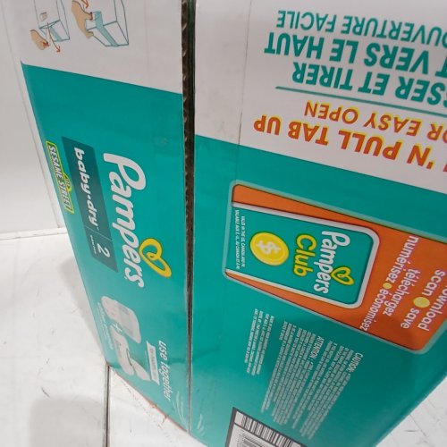 180PK PAMPERS SESAME STREET BABY-DRY LEAKPROOF DISPOSABLE DIAPERS - SIZE 2 image 3
