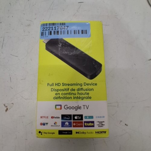 ONN. GOOGLE TV 2K FULL HD STREAMING DEVICE WITH VOICE CONTROL - BLACK (MODEL: 100133520) image 4