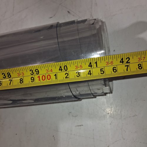 RECTANGULAR PVC PLASTIC DINING AND WORK DESK TABLE COVER PROTECTOR - 40" X 62" - CLEAR (MODEL: F085-15T1022030) image 3