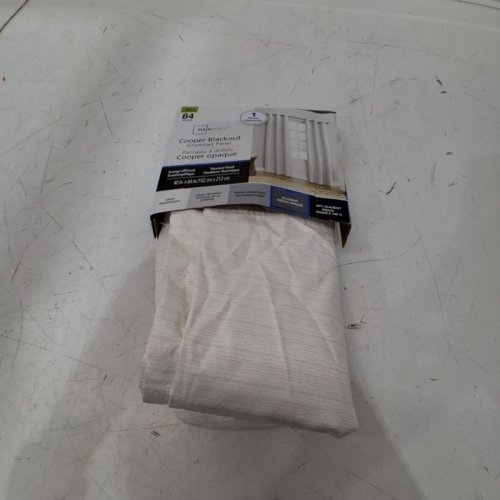 (1 PANEL) MAINSTAYS COOPER THERMAL GROMMET WINDOW CURTAIN - 40"X84" - WHITE image 3