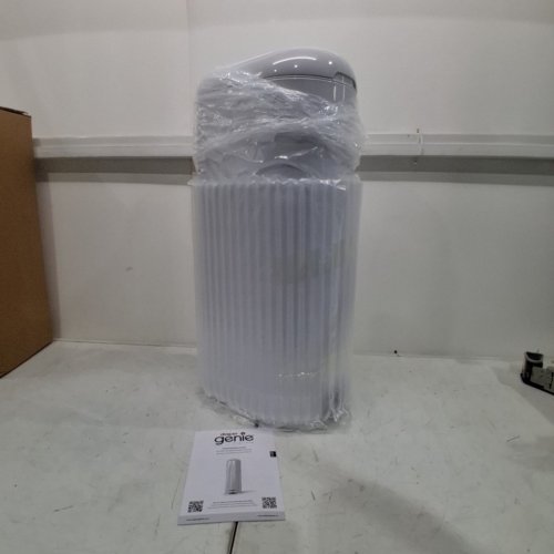 DIAPER GENIE PLATINUM DIAPER STAINLESS STEEL DIAPER PAIL- 27"- WHITE image 2