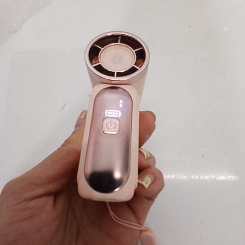 GAIATOP MINI HANDHELD FAN - 3000MAH, 16900 RPM - PINK (MODEL: HF-18) image 2