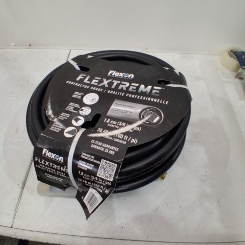 FLEXON FLEXTREME CONTRACTOR GRADE HOSE - 100 FT - 5/8" - BLACK image 2