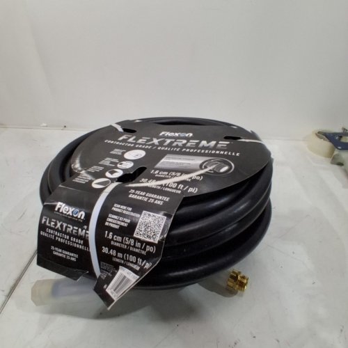 FLEXON FLEXTREME CONTRACTOR GRADE HOSE - 100 FT - 5/8" - BLACK image 4