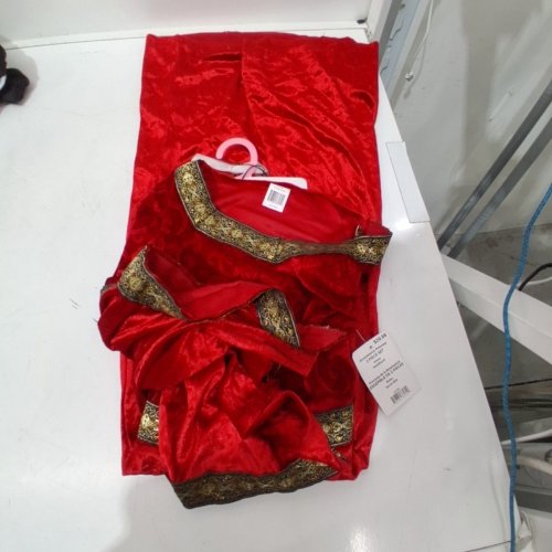 2PC GIRL'S GOODMARK RENAISSANCE PRINCESS COSTUME - SMALL (4-6) - RED/GOLD image 2