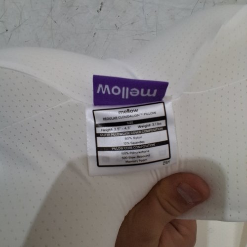 MELLOW CLOUDALIGN COOLING COMFORT PILLOW - REGULAR - WHITE image 4