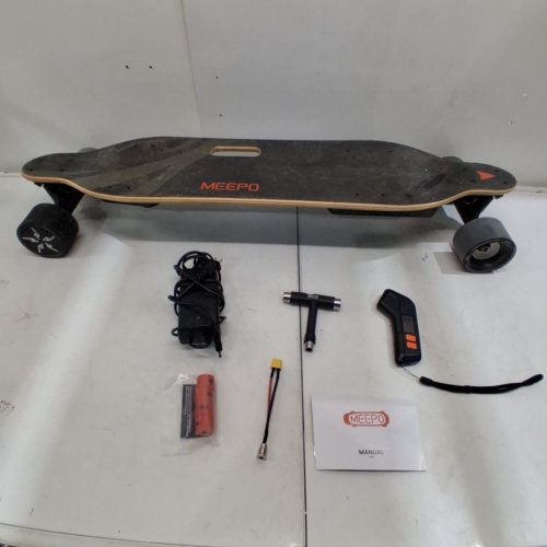 MEEPO ELECTRIC LONGBOARD WITH REMOTE, TOP SPEED UP TO 47KM/H- 32KM RANGE - 38" - BLACK /GREY (MODEL:V3S) image 17