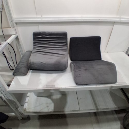 4PC GANAVER ORTHOPEDIC BED WEDGE FOAM PILLOWS FOR BACK, NECK & SHOULDER SUPPORT - GREY (MODEL: G26CAG01) image 3