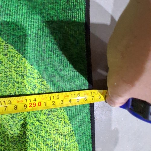 HI-SYINDY PRACTICE GOLF PUTTING MAT - 117" X 29" - GREEN image 4
