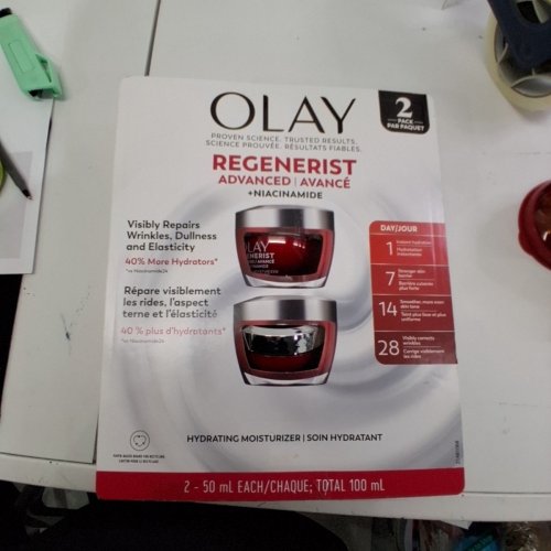 2PK OLAY REGENERIST ADVANCED CREAM FACE MOISTURIZER + NIACINAMIDE, FRAGRANCE FREE - 50ML image 2