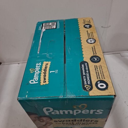 160PK PAMPERS SWADDLERS BEST DRYNESS DISPOSABLE DIAPERS - SIZE 1 (8-14LB) image 3